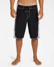 BILLABONG MENS SPEC DBAH BIO WAVE PRO 21" BOARDSHORTS – BLACK/WHITE