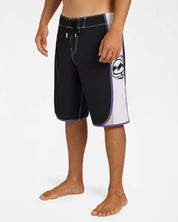 BILLABONG MENS SPEC DBAH BIO WAVE PRO 21" BOARDSHORTS – BLACK/WHITE