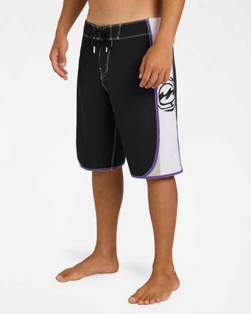 BILLABONG MENS SPEC DBAH BIO WAVE PRO 21" BOARDSHORTS – BLACK/WHITE