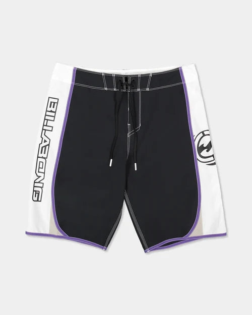 BILLABONG MENS SPEC DBAH BIO WAVE PRO 21" BOARDSHORTS – BLACK/WHITE