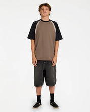 BILLABONG MENS SPEC FLUID T-SHIRT – GRAVEL