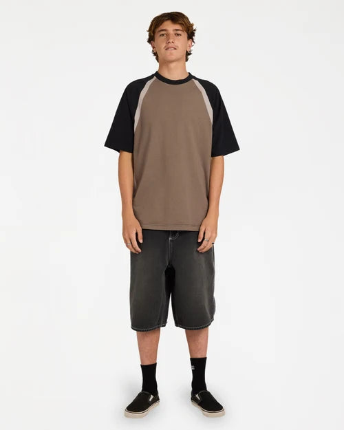BILLABONG MENS SPEC FLUID T-SHIRT – GRAVEL
