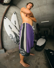 BILLABONG MENS SPEC SYSTEMS PRO 23" BOARDSHORTS – PURPLE