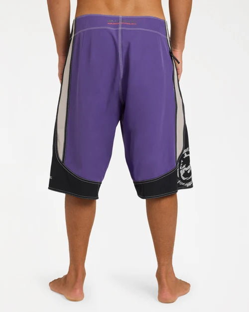 BILLABONG MENS SPEC SYSTEMS PRO 23" BOARDSHORTS – PURPLE