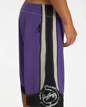 BILLABONG MENS SPEC SYSTEMS PRO 23" BOARDSHORTS – PURPLE