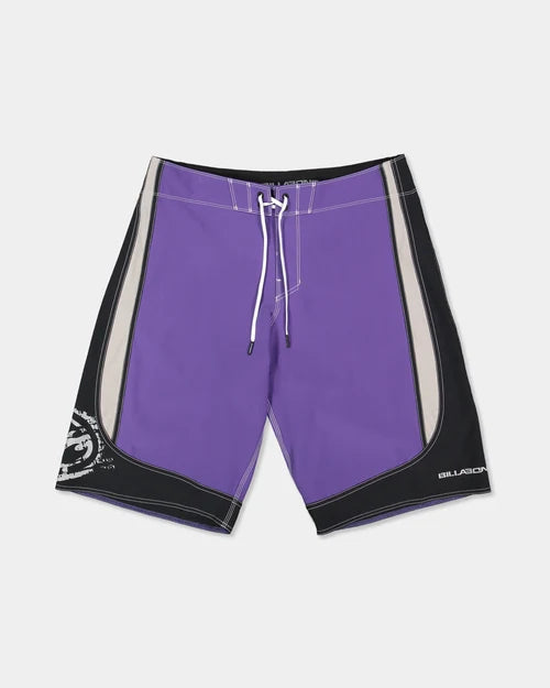 BILLABONG MENS SPEC SYSTEMS PRO 23" BOARDSHORTS – PURPLE