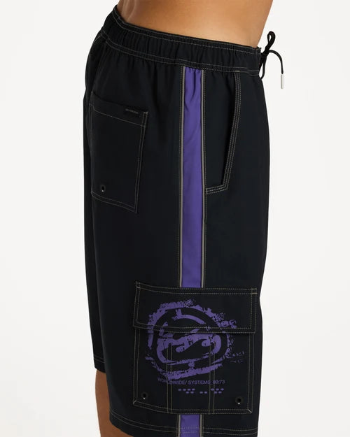BILLABONG MENS THROW ON 3.0 22" BOARDSHORTS – BLACK