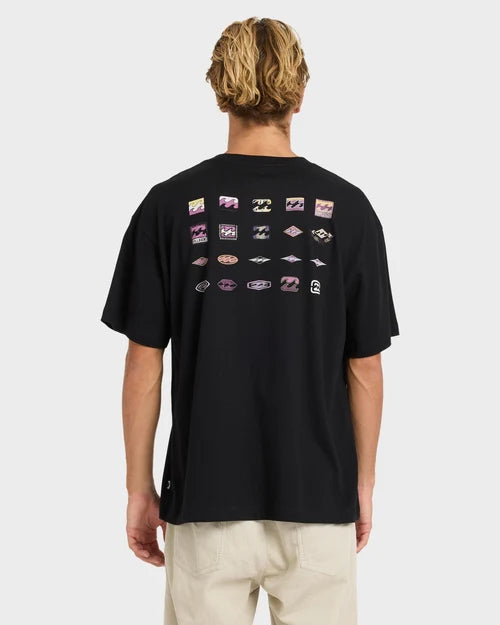 BILLABONG MENS TIMELINE OG T-SHIRT – BLACK