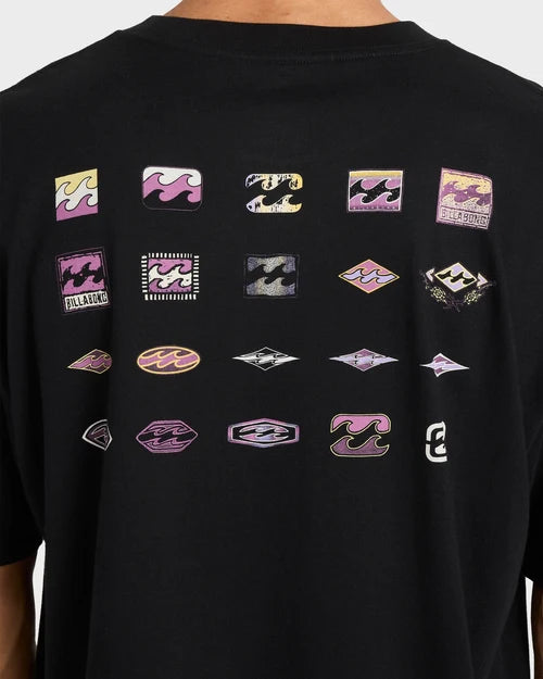 BILLABONG MENS TIMELINE OG T-SHIRT – BLACK