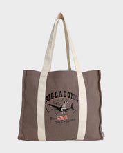 BILLABONG OCEANS GREATEST WOMENS TOTE BAG BEACH EVERYDAY CARRY ALL MUSHROOM