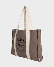 BILLABONG OCEANS GREATEST WOMENS TOTE BAG BEACH EVERYDAY CARRY ALL MUSHROOM
