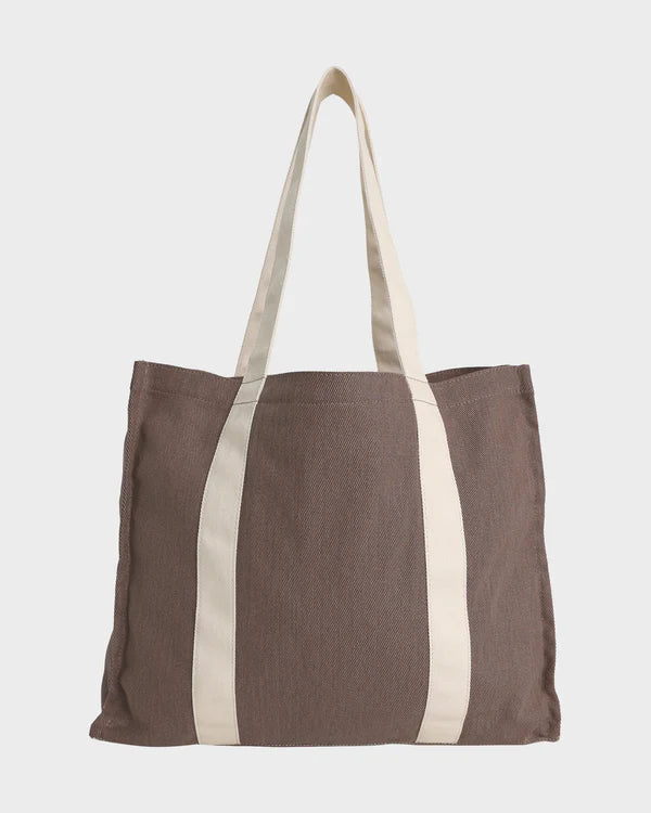 BILLABONG OCEANS GREATEST WOMENS TOTE BAG BEACH EVERYDAY CARRY ALL MUSHROOM