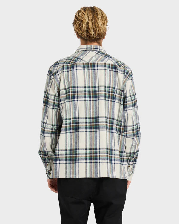 BILLABONG OFFSHORE LONG SLEEVE FLANNEL SHIRT OATMEAL