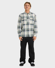 BILLABONG OFFSHORE LONG SLEEVE FLANNEL SHIRT OATMEAL