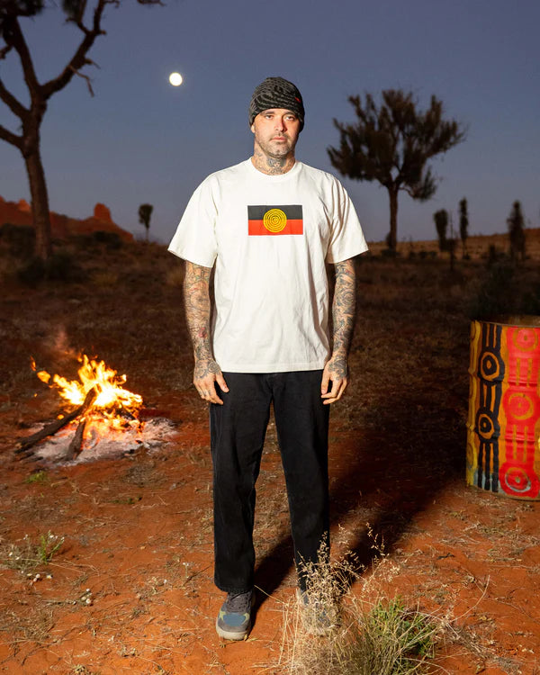 BILLABONG OTIS FLAG T-SHIRT – OFF WHITE