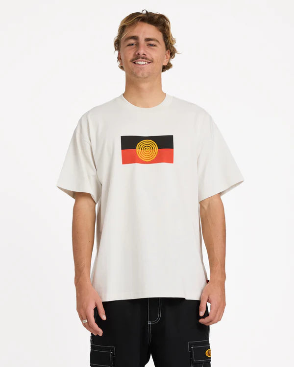 BILLABONG OTIS FLAG T-SHIRT – OFF WHITE