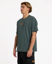 BILLABONG OTIS TREBLE T-SHIRT – GREEN SLATE