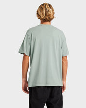 BILLABONG PREMIUM WAVE WASH T-SHIRT – MENS SOFT WASHED SURF TEE IN JADE - 2 FOR $60