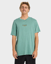 BILLABONG PURE INTENTIONS WAVE WASHED T-SHIRT SEA GREEN