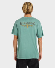 BILLABONG PURE INTENTIONS WAVE WASHED T-SHIRT SEA GREEN