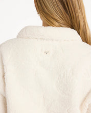 BILLABONG RISING TIDES HALF ZIP FLEECE PULLOVER – SALT CRYSTAL