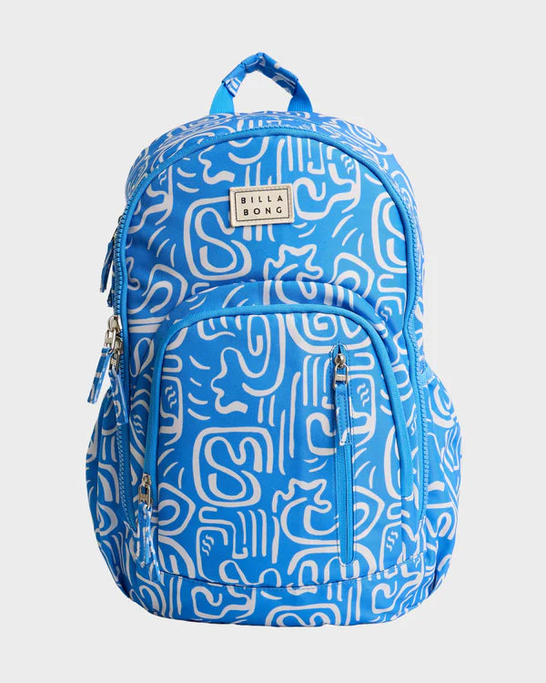 BILLABONG ROADIE BACKPACK - TRAVEL SCHOOL SURF BAG TRUE BLUE