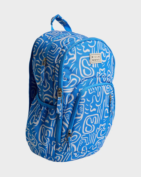 BILLABONG ROADIE BACKPACK - TRAVEL SCHOOL SURF BAG TRUE BLUE