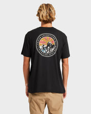 BILLABONG ROCKIES A/DIV T-SHIRT – MENS PREMIUM ORGANIC COTTON TEE IN BLACK
