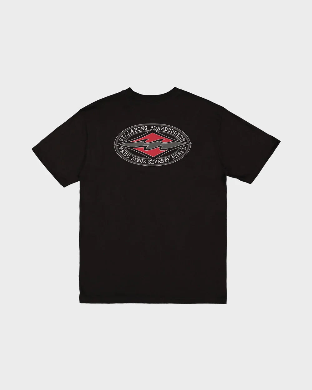 BILLABONG ROTOR DIAMOND REGULAR T-SHIRT – MENS SURF LOGO TEE IN BLACK RED