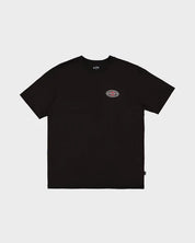 BILLABONG ROTOR DIAMOND REGULAR T-SHIRT – MENS SURF LOGO TEE IN BLACK RED
