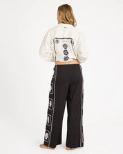 BILLABONG SEA SIDE DREAMER ELASTIC WAIST PANTS – BLACK SANDS