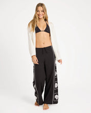 BILLABONG SEA SIDE DREAMER ELASTIC WAIST PANTS – BLACK SANDS