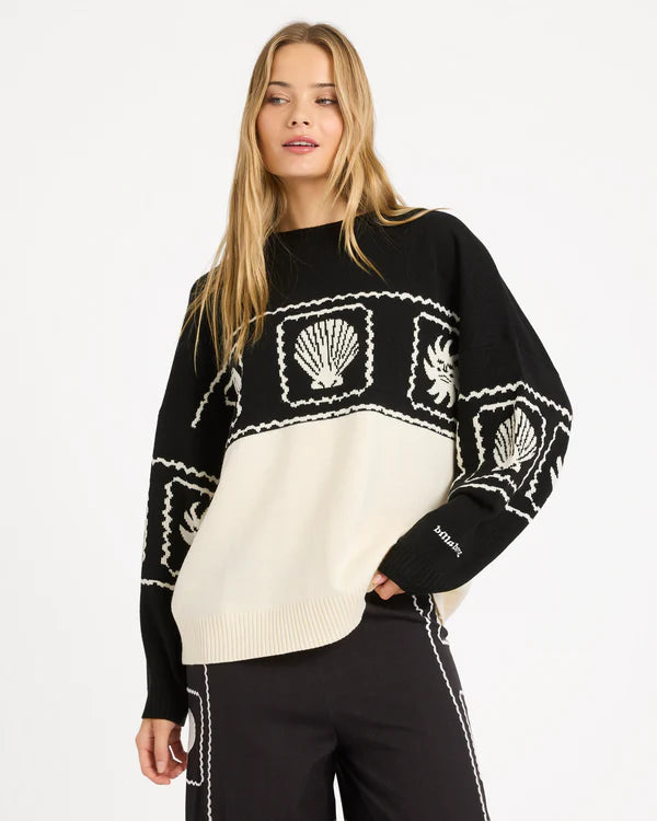 BILLABONG SEA SIDE DREAMER SWEATER – BLACK SANDS