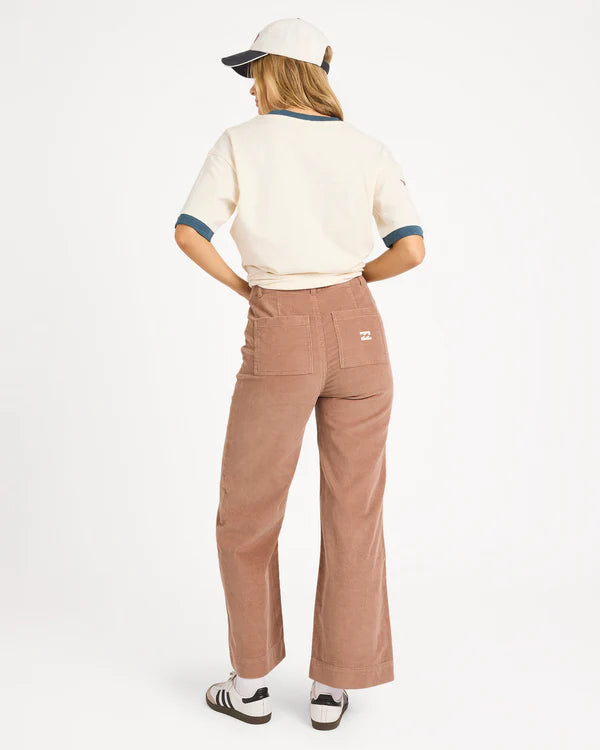 BILLABONG SEA TONE 2 WIDE LEG PANTS SWEET EARTH