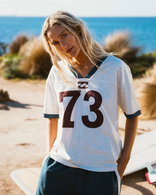 BILLABONG SINCE 73 TEAM T-SHIRT SALT CRYSTAL