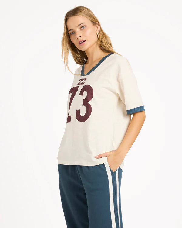 BILLABONG SINCE 73 TEAM T-SHIRT SALT CRYSTAL