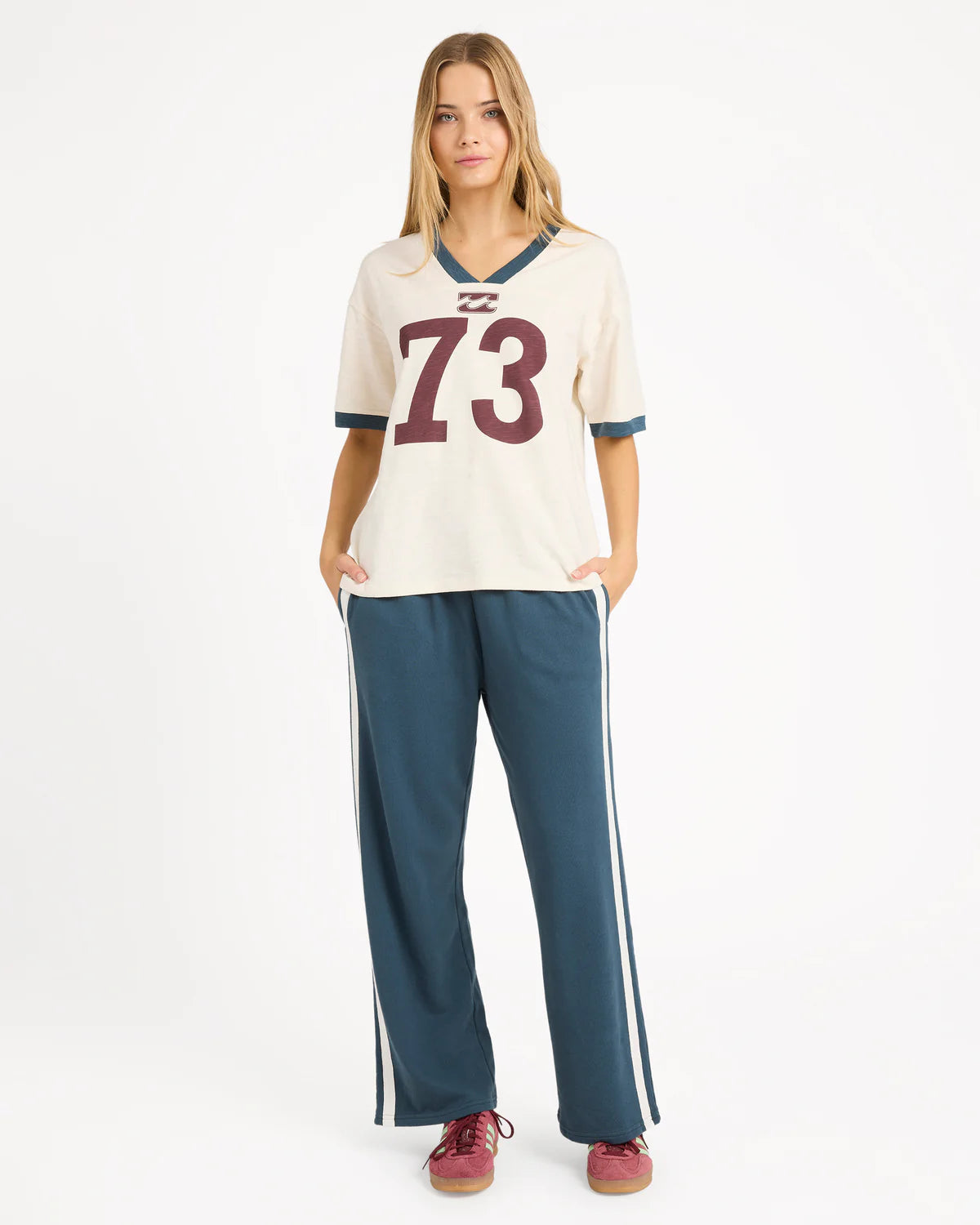 BILLABONG SINCE 73 TEAM T-SHIRT SALT CRYSTAL