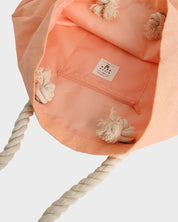 BILLABONG WOMENS SOCIETY BEACH TOTE BAG (PEACH)