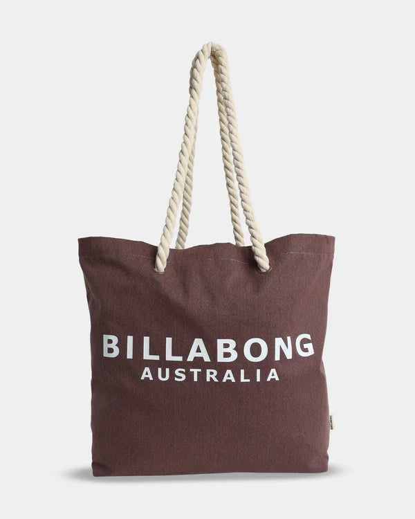 BILLABONG SOCIETY BEACH TOTE BAG ESPRESSO