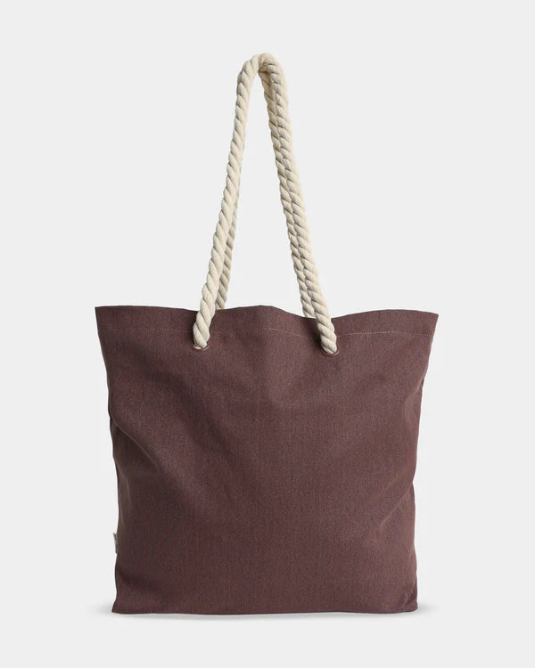 BILLABONG SOCIETY BEACH TOTE BAG ESPRESSO