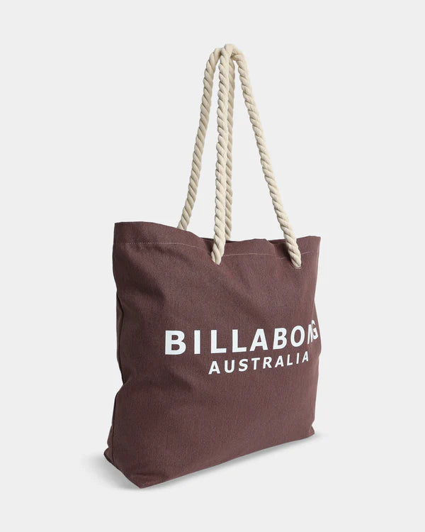 BILLABONG SOCIETY BEACH TOTE BAG ESPRESSO