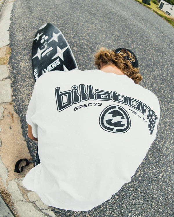 BILLABONG SPEC 73 BIO ARCH OG T-SHIRT MENS SURF COTTON TEE FOG GRAY