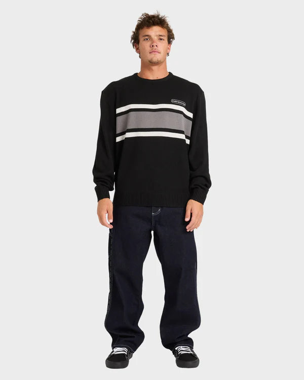 BILLABONG SPEC 73 PANEL SWEATER BLACK