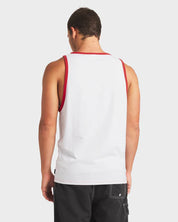 BILLABONG SPEC TIPPER TANK TOP – MENS SURF GRAPHIC SINGLET WHITE