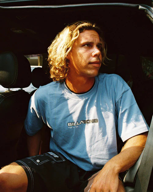 BILLABONG SPEC TIPPER T-SHIRT – MENS PREMIUM SURF GRAPHIC TEE REAL TEAL