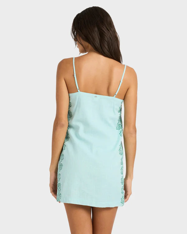 BILLABONG SUN RAYS MINI DRESS POOL BLUE