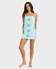 BILLABONG SUN RAYS MINI DRESS POOL BLUE
