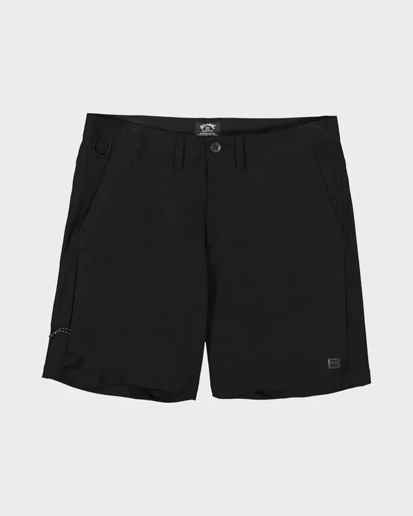 BILLABONG SURFTREK TOURING SHORTS MENS PERFORMANCE WALKSHORTS TRAVEL SHORTS BLACK