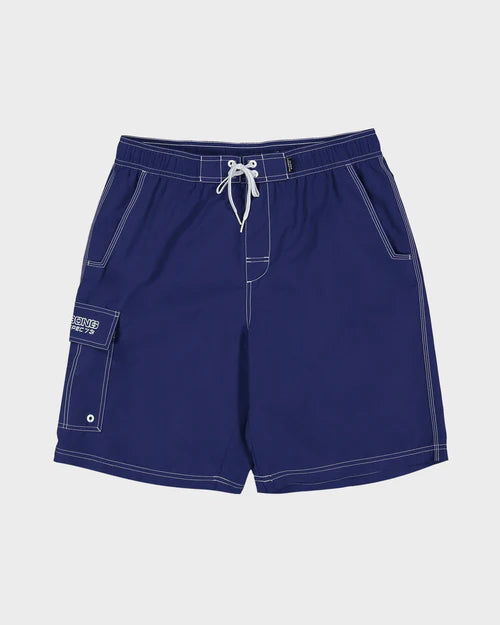 BILLABONG THROW ON 21" BOARDSHORTS – MENS SURF BOARDIES VINTAGE INDIGO