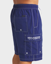 BILLABONG THROW ON 21" BOARDSHORTS – MENS SURF BOARDIES VINTAGE INDIGO